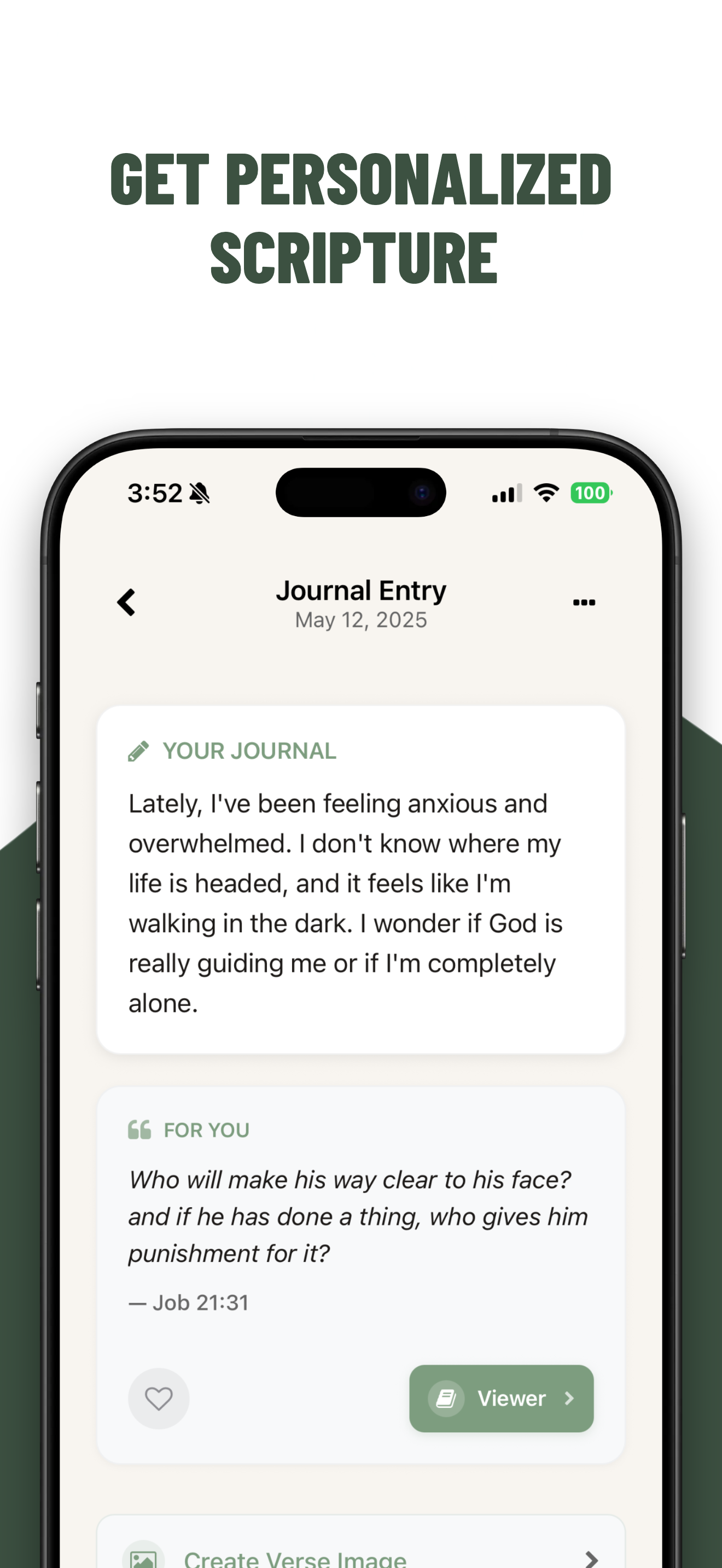 Personalized scripture recommendations